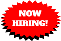 NOW  HIRING!
